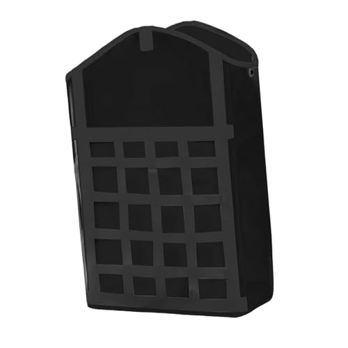 Perfeclan Aufbewahrungstasche für Heuballen, leicht zu befüllen mit Heunetzen, Futtertasche für Pferde, für Vieh, Ziegenstall, L 17 x x H 48 cm, Schwarz von Perfeclan