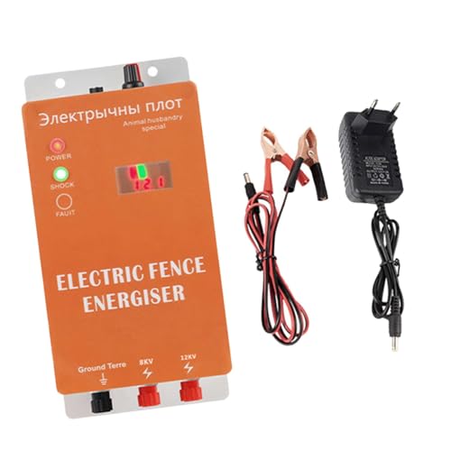 Perfeclan Electric Fence, Viehzustände stabil einfach zu bedienen leicht zu verwendender Controller Vieh -Zaunladegerät für Cattle Farm von Perfeclan