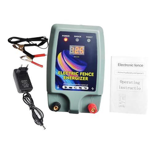 Perfeclan Elektrozaunen, Controller Compact Lows Livestock Supplies Electric Zaun Ladegerät für Farm Vieh -Geflügel von Perfeclan
