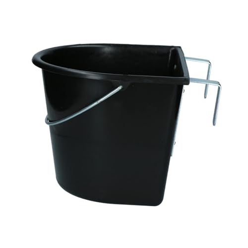 Perfeclan Futtertrog für Pferde, Futtertrog für Ziegen, montierbarer Haken über dem Zaun, Stallzubehör, Fütterung und Tränkung für Vieh, Kuh Perfeclan Futtertrog für Pferde, Futtertrog für Ziegen, montierbarer Haken über dem Zaun, Stallzubehör, Fütterung und Tränkung für Vieh, Kuh von Perfeclan