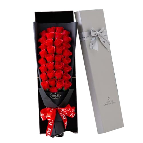 Perfeclan Künstliche Seifenblumensträuße, Blumenarrangement, Ornament, Valentinstagsgeschenke für Thanksgiving-Geburtstagsmädchen, Paare Perfeclan Künstliche Seifenblumensträuße, Blumenarrangement, Ornament, Valentinstagsgeschenke für Thanksgiving-Geburtstagsmädchen, Paare von Perfeclan