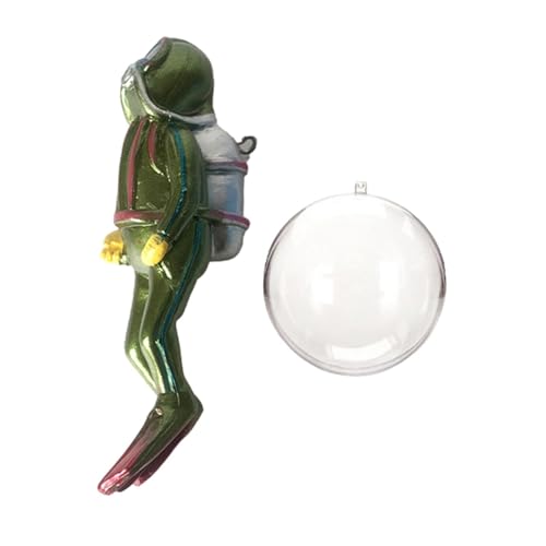 Perfeclan Miniatur-Taucher-Actionfigur, süße Taucherfigur, realistisches Landschaftszubehör für Aquarien, Mikrolandschaften, Partyzubehör, GrÜn Perfeclan Miniatur-Taucher-Actionfigur, süße Taucherfigur, realistisches Landschaftszubehör für Aquarien, Mikrolandschaften, Partyzubehör, GrÜn von Perfeclan
