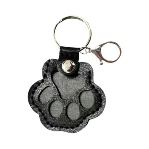 Perfeclan Schlüsselanhänger mit Tierhaar-Andenken, niedlich, stilvoll, PU-, Geschenk für Hundeliebhaber, Aufbewahrungstasche, Hunde- und Katzenfell-Denkmal, Schwarz Perfeclan Schlüsselanhänger mit Tierhaar-Andenken, niedlich, stilvoll, PU-, Geschenk für Hundeliebhaber, Aufbewahrungstasche, Hunde- und Katzenfell-Denkmal, Schwarz von Perfeclan