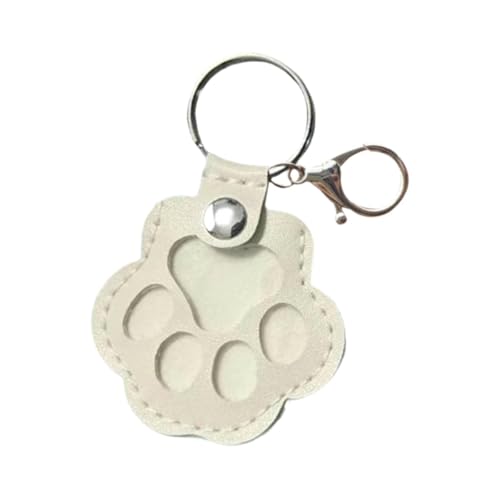 Perfeclan Schlüsselanhänger mit Tierhaar-Andenken, niedlich, stilvoll, PU-, Geschenk für Hundeliebhaber, Aufbewahrungstasche, Hunde- und Katzenfell-Denkmal, Weiß Perfeclan Schlüsselanhänger mit Tierhaar-Andenken, niedlich, stilvoll, PU-, Geschenk für Hundeliebhaber, Aufbewahrungstasche, Hunde- und Katzenfell-Denkmal, Weiß von Perfeclan