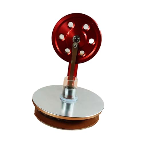 Perfeclan Stirlingmotor-Motorgeneratormodell, Niedertemperatur-Stirlingmotor, Rot Perfeclan Stirlingmotor-Motorgeneratormodell, Niedertemperatur-Stirlingmotor, Rot von Perfeclan