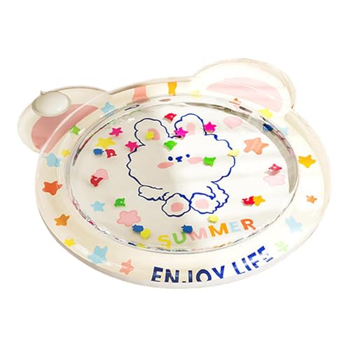 Perfeclan Tummy Time Wassermatte, aufblasbare Spielmatte, tragbares PVC, visuelles sensorisches Katzenkühlkissen, Hundekühlmatte für Hauskatzen, Geschenke, Kaninchen von Perfeclan