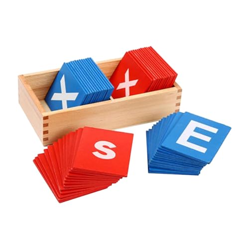 Perfeclan Vorschulspielzeug, Montessori-Unterricht, englische Buchstaben, Alphabet-Erkennungsspielzeug, Früherziehungsspielzeug für Kindergartenkinder von Perfeclan