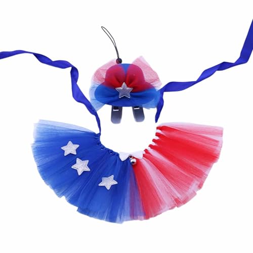 perfeclan Nettes Tutu -Rock patriotisches Outfit blau und weißer Tutu -Rock süße Kostümdekoration Supplies für Haustierkatzen Welpen Hunde perfeclan Nettes Tutu -Rock patriotisches Outfit blau und weißer Tutu -Rock süße Kostümdekoration Supplies für Haustierkatzen Welpen Hunde von Perfeclan
