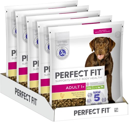 Hund Beutel Adult 1+ >10kg mit Huhn 5 x 1,4kg von Perfect Fit