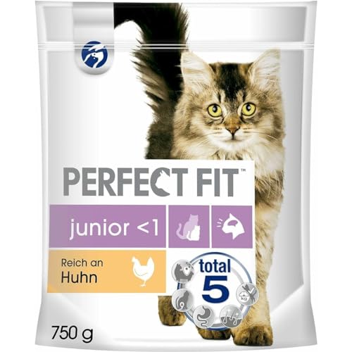 Katzenfutter Trockenfutter Junior <1 Kitten/Kätzchen Reich an Huhn 750g Katzenfutter Trockenfutter Junior <1 Kitten/Kätzchen Reich an Huhn 750g von Perfect Fit