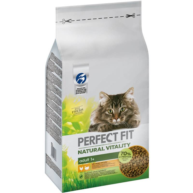 PERFECT FIT™ Katze Natural Vitality Adult 1+ mit Huhn und Truthahn 6kg von Perfect Fit