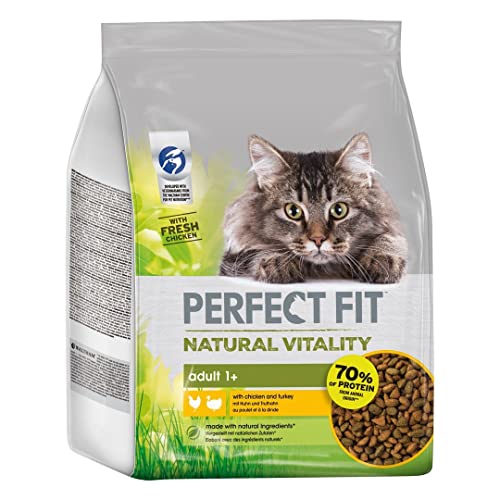 PERFECT FIT Katze Beutel Natural Vitality Adult 1+ mit Huhn und Truthahn 2.4kg PERFECT FIT Katze Beutel Natural Vitality Adult 1+ mit Huhn und Truthahn 2.4kg von Perfect Fit
