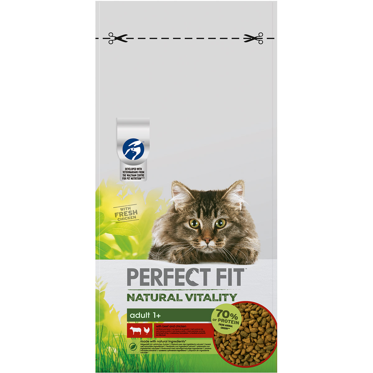 PERFECT FIT Katze Natural Vitality Adult 1+ mit Rind und Huhn 6kg von Perfect Fit