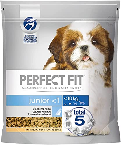 Perfect Fit Hunde Trockenfutter Junior für Welpen unter 10 kg mit Huhn von Perfect Fit