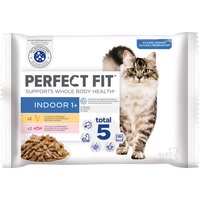 Perfect Fit Indoor 1+ - 4 x 85 g Mix (Huhn + Lachs) von Perfect Fit