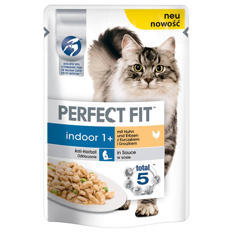 Perfect Fit Indoor 1+ - Huhn & Erbsen (12 x 85 g) von Perfect Fit