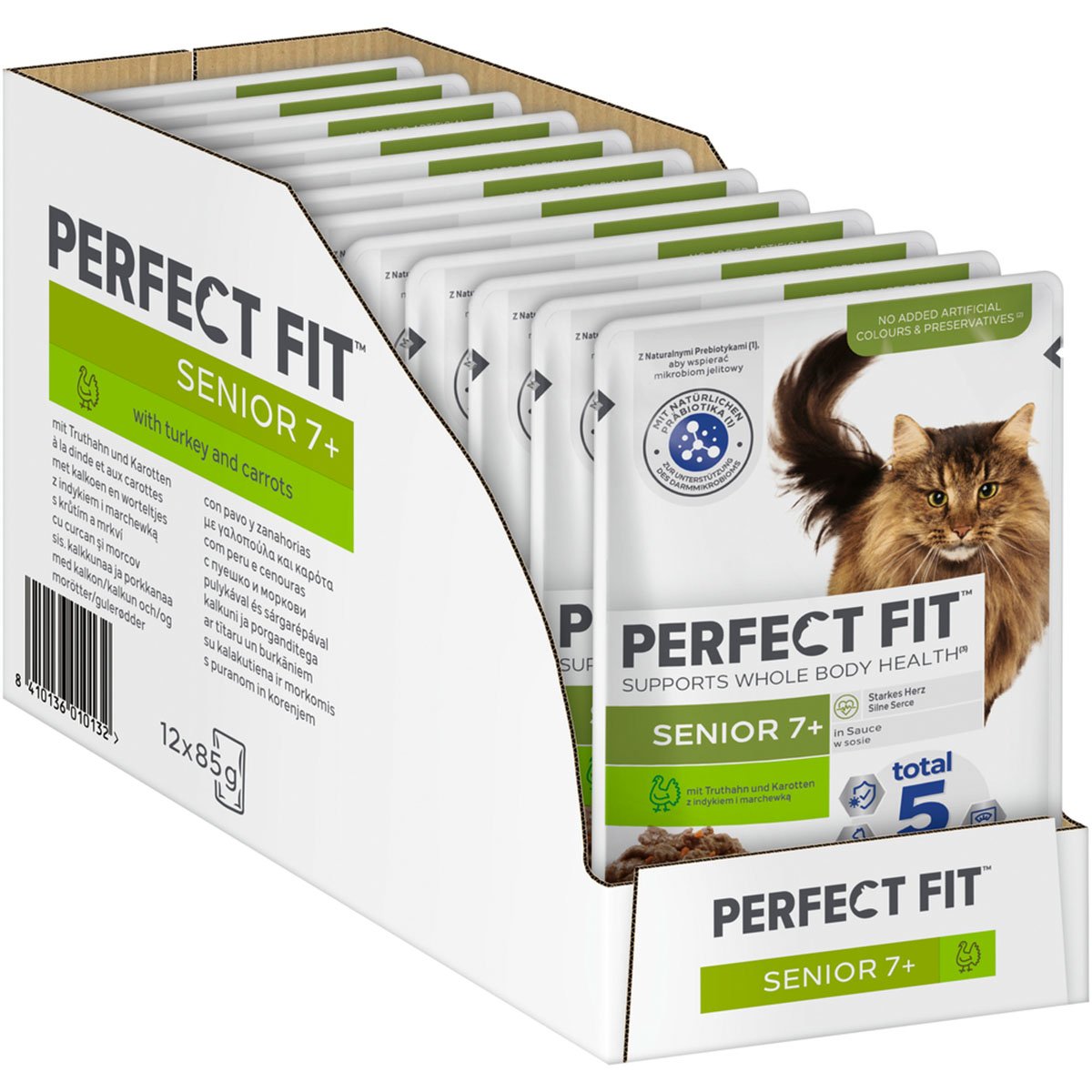 Perfect Fit Katzenfutter Senior mit Truthahn & Karotten 12x85g von Perfect Fit