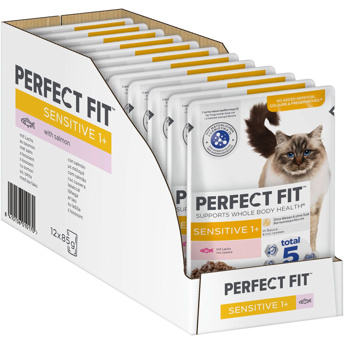 Perfect Fit Katzenfutter Sensitive mit Lachs 12x85g von Perfect Fit
