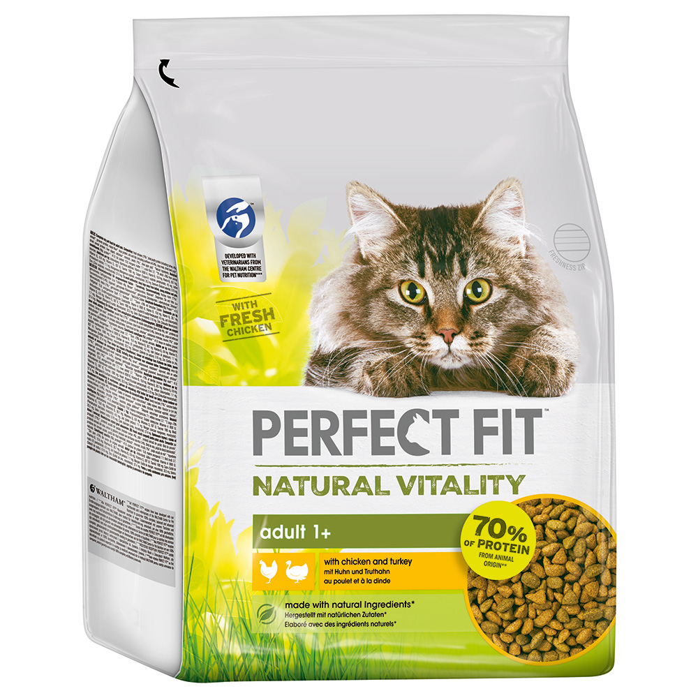 Perfect Fit Natural Vitality Adult 1+ Huhn und Truthahn - Sparpaket: 2 x 2,4 kg von Perfect Fit