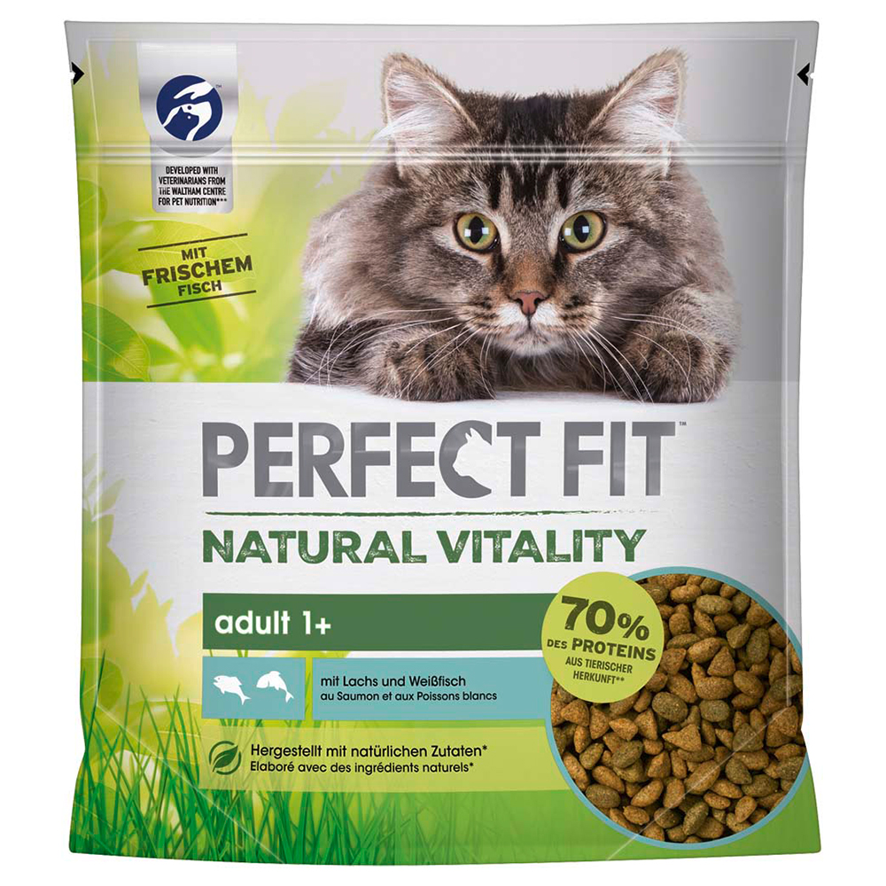 Perfect Fit Natural Vitality Adult 1+ Lachs und Weißfisch - Sparpaket: 6 x 650 g Perfect Fit Natural Vitality Adult 1+ Lachs und Weißfisch - Sparpaket: 6 x 650 g von Perfect Fit