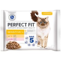 Perfect Fit Sensitive 1+ - 4 x 85 g Mix (Huhn + Lachs) von Perfect Fit