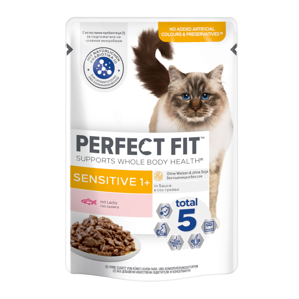 Perfect Fit Sensitive 1+ - Lachs (12 x 85 g) von Perfect Fit