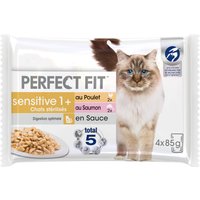 Perfect Fit Sensitive Sterilise Adult 1+ - 52 x 85 g (Huhn, Lachs) von Perfect Fit