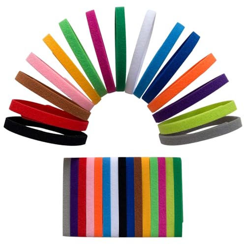 Welpenhalsbänder - 15 Stück Welpe ID Bänder Halsbänder Welpen Kätzchen ID Halsbänder für Haustier Halsband Katzenhalsbänder Neugeborene Welpen (15 Colors / 3 Cards) von Periflowin
