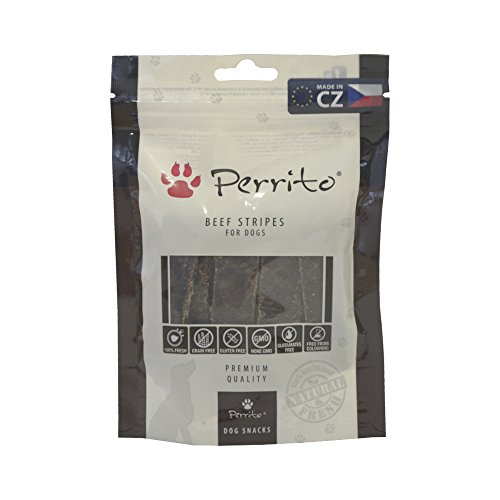 Perrito Hundeleckerlies Beef Stripes, 10er Pack (10 x 100 g) von Perrito