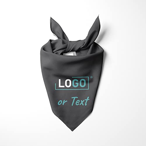 Personalisiertes Hundebandana mit Ihrem eigenen Logo oder beliebigem Text | Hundehalstuch, personalisierbar, mit Firmenlogo von PersonaliseDog
