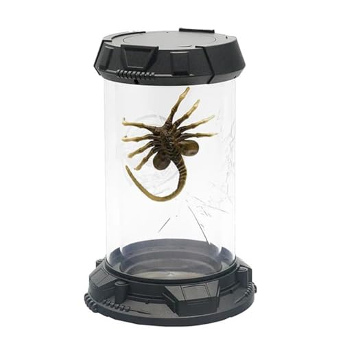 Pesderty LED-Wassertank, Glas, LED-Licht, Dekoration, Schreibtisch-, Geschenk für Horrorfilm-Liebhaber, Heimdekoration, Geschenk von Pesderty
