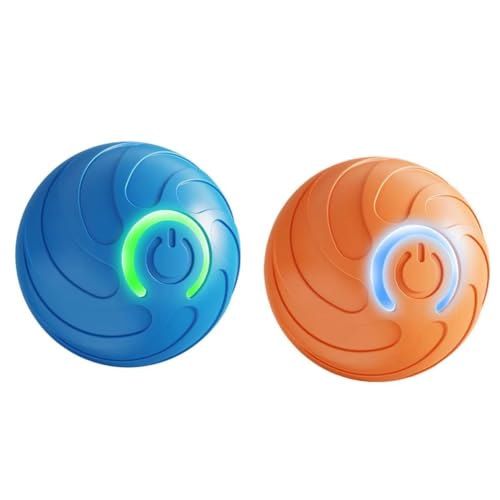 Pesderty Smart PetToys Ball, Elektrisch, Automatisch, Springender, Rollender Ball, Interaktives Spiel, Wiederaufladbar, Bewegliches Welpen-/Kätzchenspielzeug von Pesderty