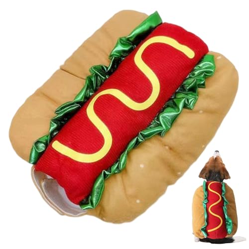 Hund Hotdog Kostüm, lustige Hamburger Halloween Hundehund Kostüme, warmes weiches Haustierbekleidung Cosplay für Weihnachten Halloween Karnevalskostümparty, L, Kostüme Hund Hotdog Kostüm, lustige Hamburger Halloween Hundehund Kostüme, warmes weiches Haustierbekleidung Cosplay für Weihnachten Halloween Karnevalskostümparty, L, Kostüme von Pesoncarl