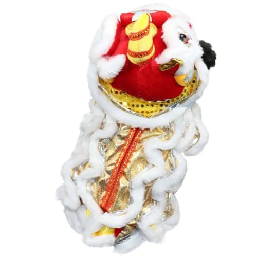 Hundedrachen Kostüm niedliche Soft Dance Hund Kostüme lustige Kleidung mit Biesthorn Chinesisches Neujahr Katzenkostüm für Hunde Haustier Dragon Danzkleidung für Urlaub & Cosplay, L. Hundedrachen Kostüm niedliche Soft Dance Hund Kostüme lustige Kleidung mit Biesthorn Chinesisches Neujahr Katzenkostüm für Hunde Haustier Dragon Danzkleidung für Urlaub & Cosplay, L. von Pesoncarl