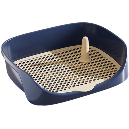 Hundedrüsenschachtel, 15,8x11,8 x 4,3 Zoll Plastik Pee Pad Halter mit Säule, leicht zu reinigbares Innenhundtöpfchen mit hohen Zäunen für Hunde unter 15 kg Hundedrüsenschachtel, 15,8x11,8 x 4,3 Zoll Plastik Pee Pad Halter mit Säule, leicht zu reinigbares Innenhundtöpfchen mit hohen Zäunen für Hunde unter 15 kg von Pesoncarl