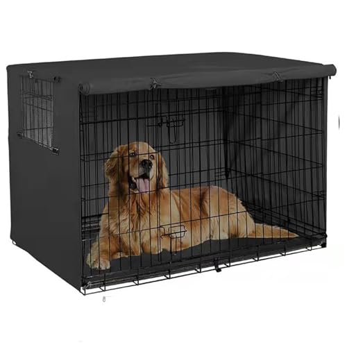 Hundekisteabdeckung, 36x24x25 Hundekäfigabdeckung, Winddichte atmungsaktive Kistenabdeckungen für Käfig von Pesoncarl