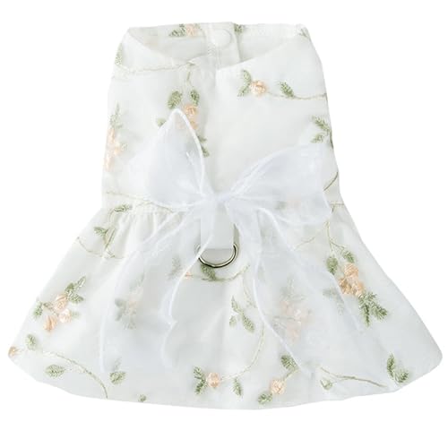 Hundrock, bestickte Bowknot -Hund -Prinzessinkleid, atmungsaktive dünne Haustierkleidung für Hochzeits Geburtstagsfeier Hundrock, bestickte Bowknot -Hund -Prinzessinkleid, atmungsaktive dünne Haustierkleidung für Hochzeits Geburtstagsfeier von Pesoncarl