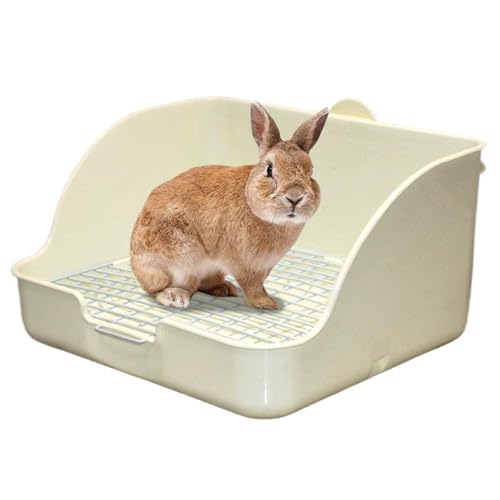 Kaninchendrüsenschachtel, 11x9x6 Käfigmontage Bunny Müllbox, verschüttete PP Kaninchenstreu, abnehmbare waschbare ungiftige Häschenstreu, kleine Tierstreubox für Hamster, Meerschweinchen Kaninchendrüsenschachtel, 11x9x6 Käfigmontage Bunny Müllbox, verschüttete PP Kaninchenstreu, abnehmbare waschbare ungiftige Häschenstreu, kleine Tierstreubox für Hamster, Meerschweinchen von Pesoncarl