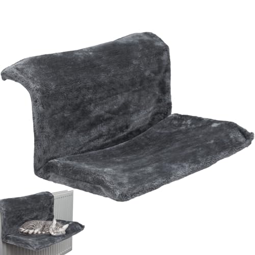 Pesoncarl Katzenkühlerbett mit einem starken Metallrahmen warm und gemütlich hängende Katzenbett graue Katzenbett geeignet für Katzen bis zu 5 kg, Katzennicke Plüsch Pesoncarl Katzenkühlerbett mit einem starken Metallrahmen warm und gemütlich hängende Katzenbett graue Katzenbett geeignet für Katzen bis zu 5 kg, Katzennicke Plüsch von Pesoncarl