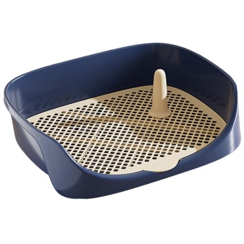 Katzentoilette, Hundedrüsenbox, 15,8 x 11,8 x 4,3 Zoll Plastikpee -Pad -Halter mit Säule, leicht zu reinigbares Innenhundtöpfchen mit hohen Zäunen für Hunde unter 15 kg Katzentoilette, Hundedrüsenbox, 15,8 x 11,8 x 4,3 Zoll Plastikpee -Pad -Halter mit Säule, leicht zu reinigbares Innenhundtöpfchen mit hohen Zäunen für Hunde unter 15 kg von Pesoncarl