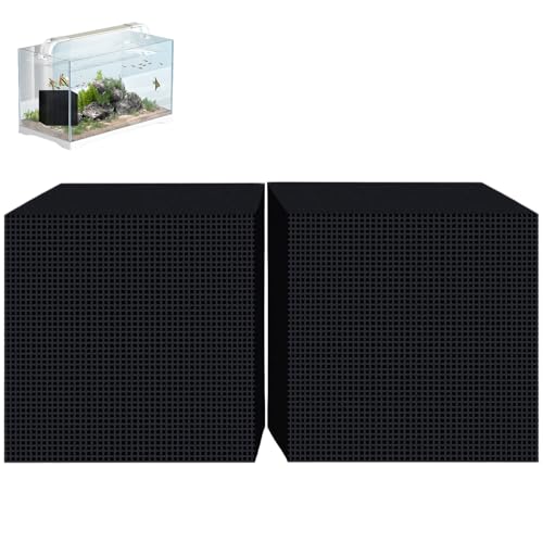 Pesoncarl 2pcs Wassertrogreiniger Würfel 4x4x4in Starke Filtration Aktiviertes Kohlenstoff Aquarium Kohlenstoff wiederverwendbares Tierwassertank mit Wabenstruktur für 39, 37 Zoll Fischtank Pesoncarl 2pcs Wassertrogreiniger Würfel 4x4x4in Starke Filtration Aktiviertes Kohlenstoff Aquarium Kohlenstoff wiederverwendbares Tierwassertank mit Wabenstruktur für 39, 37 Zoll Fischtank von Pesoncarl