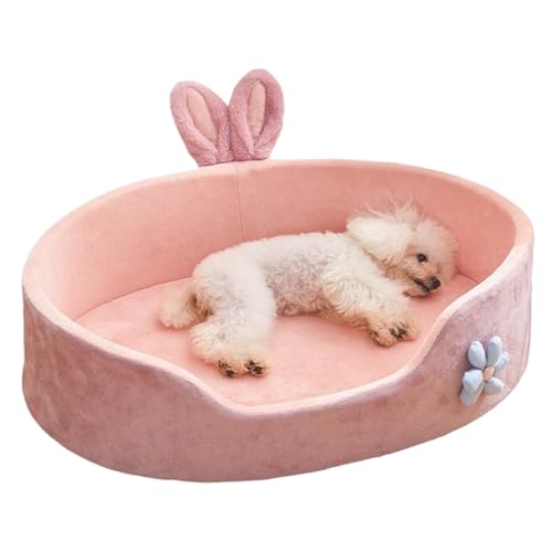 Pesoncarl Hundebett 20x14x5 runde Prinzessin Hundebett mit Kaninchenohr & Anti-Rutschboden weiche hautfreundliche waschbare Sofa für kleine mittelgroße Hunde Katzen Schlafkissen Pesoncarl Hundebett 20x14x5 runde Prinzessin Hundebett mit Kaninchenohr & Anti-Rutschboden weiche hautfreundliche waschbare Sofa für kleine mittelgroße Hunde Katzen Schlafkissen von Pesoncarl