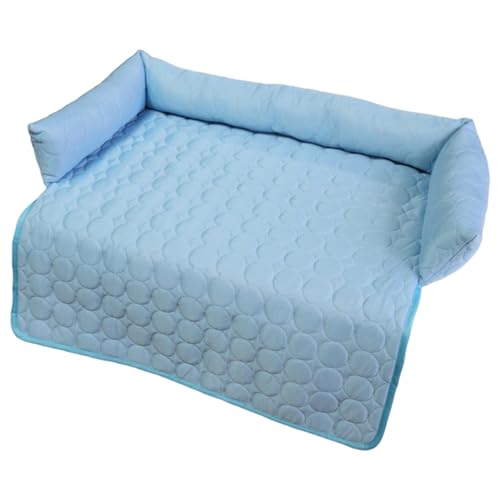 Pesoncarl Hundekühlungsmatte 35x35 Zoll weich Bequeme Antiskratze Safe ungiftige Selbstkühlung Hundebett für Innenkatzen Haustiere von Pesoncarl
