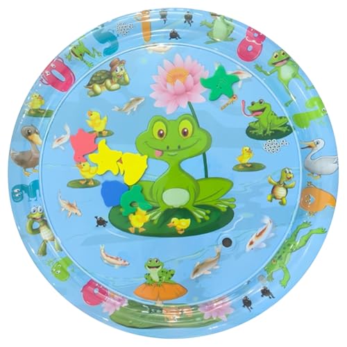 Pesoncarl Katzenwassermatte, 25, 5 Zoll rund wasserabfüllbar & aufblasbare Katzenspielmatte, verdickteres PVC-sensorisches Spiel, interaktive Bauchzeit für Katzen Haustiere Baby Pesoncarl Katzenwassermatte, 25, 5 Zoll rund wasserabfüllbar & aufblasbare Katzenspielmatte, verdickteres PVC-sensorisches Spiel, interaktive Bauchzeit für Katzen Haustiere Baby von Pesoncarl