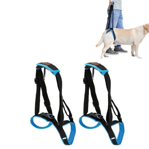 Hundegeschirr zum Heben, tragbares Hundeschlinge für Rücken und Beine, Hebeunterstützung und Reha-Geschirr für schwache Verletzungen, Rücken und Beine, Behinderungen von Pessrrtewg
