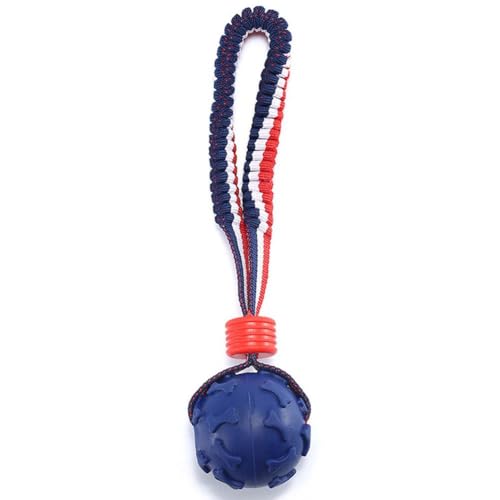 Pessrrtewg Hundespielzeug, federnder Gummiball, Kauspielzeug, Haustier-Hundespielzeug, Ball mit Schnur, interaktiv für große Spielzeuge, Welpen, Hunde, A7 x 3 Pessrrtewg Hundespielzeug, federnder Gummiball, Kauspielzeug, Haustier-Hundespielzeug, Ball mit Schnur, interaktiv für große Spielzeuge, Welpen, Hunde, A7 x 3 von Pessrrtewg