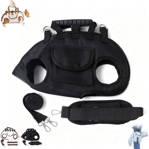 Snuggle Tragetasche, verstellbares Ganzkörper-Hebegeschirr für kleine Hunde und Katzen, Crossbody-Haustier-Tragetasche, tragbar, verstellbar, atmungsaktiv, mit freihändiger Schulter- und Snuggle Tragetasche, verstellbares Ganzkörper-Hebegeschirr für kleine Hunde und Katzen, Crossbody-Haustier-Tragetasche, tragbar, verstellbar, atmungsaktiv, mit freihändiger Schulter- und von Pessrrtewg