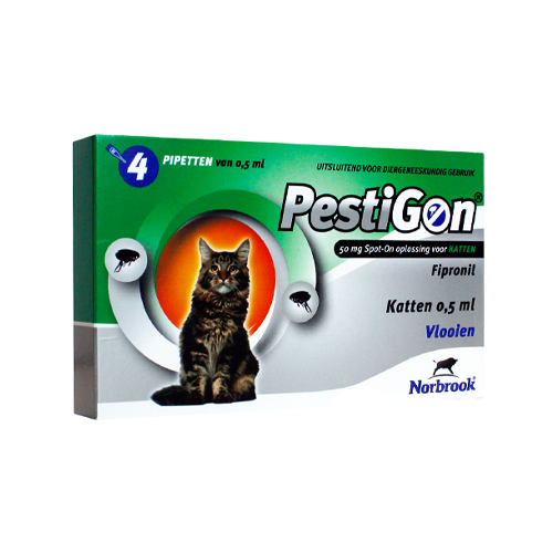 Pestigon Spot-On für Katzen - 4 x 0,5 ml von Pestigon