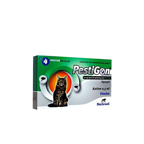 Pestigon Spot-On für Katzen - 4 x 0,5 ml von Pestigon
