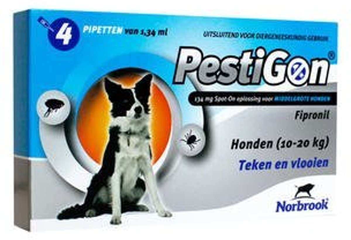 Pestigon Spot-On für den Hund von 10 bis 20 kg 3 x 4 Pipetten Pestigon Spot-On für den Hund von 10 bis 20 kg 3 x 4 Pipetten von Pestigon